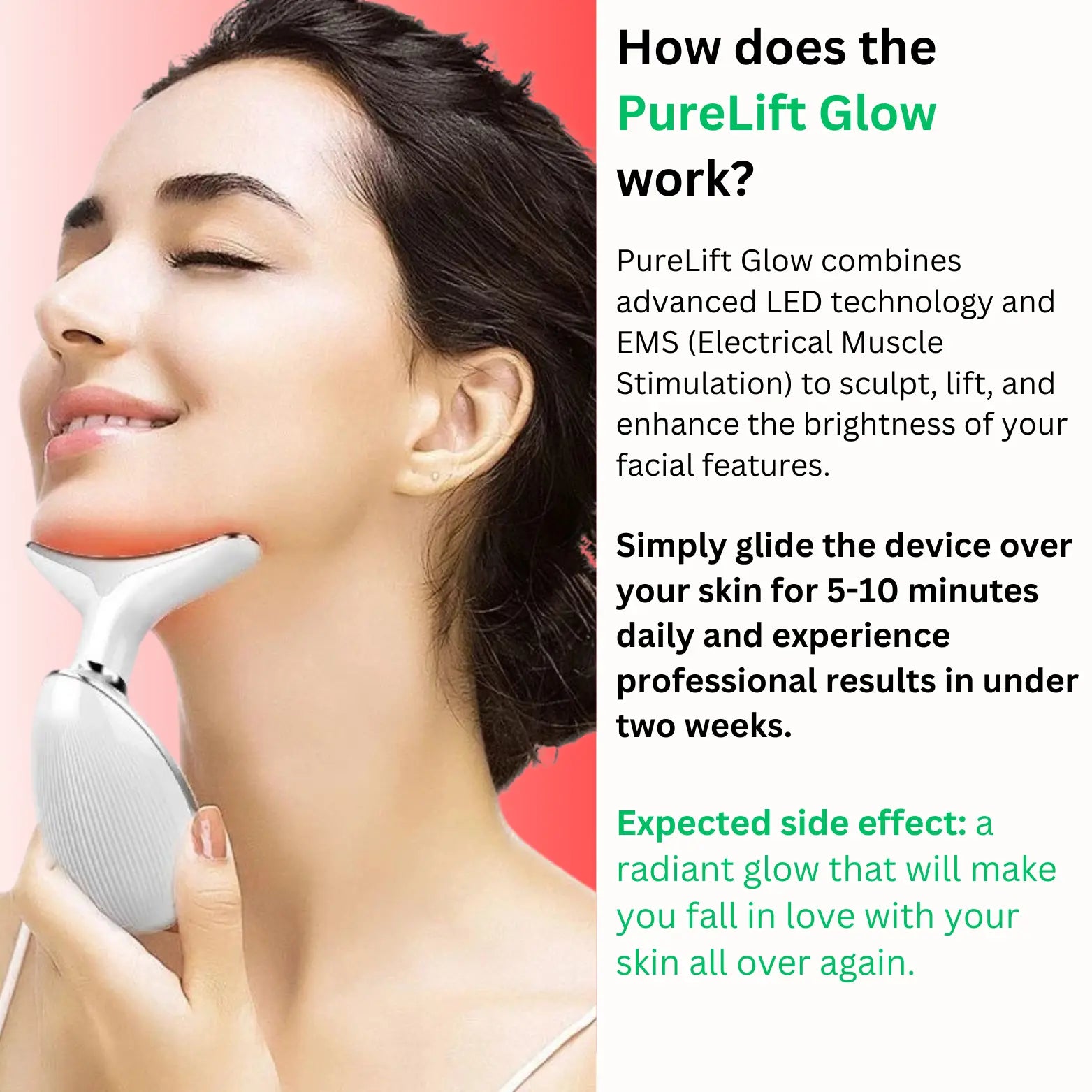 PureLift Glow Face Massager Brevora