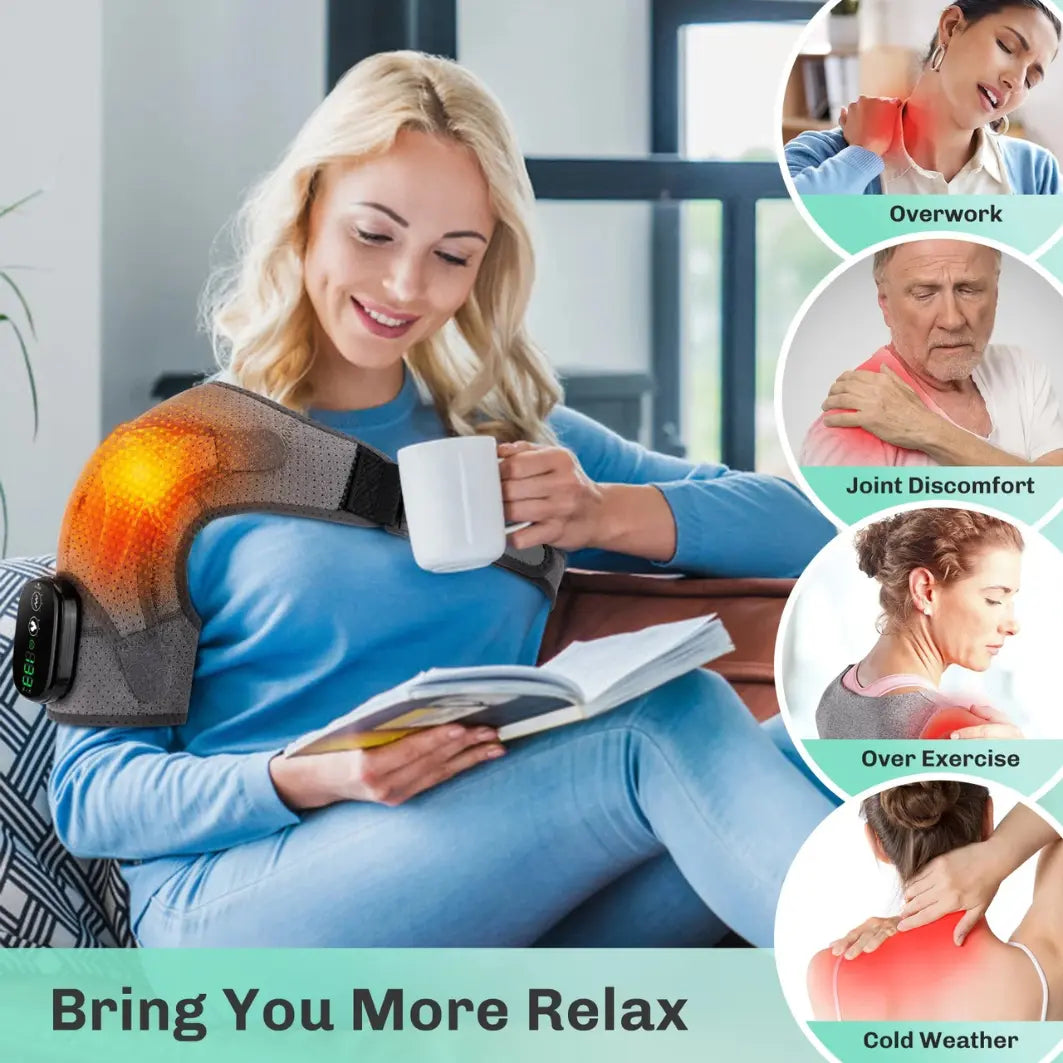 Heat Therapy Shoulder Massager - Brevora