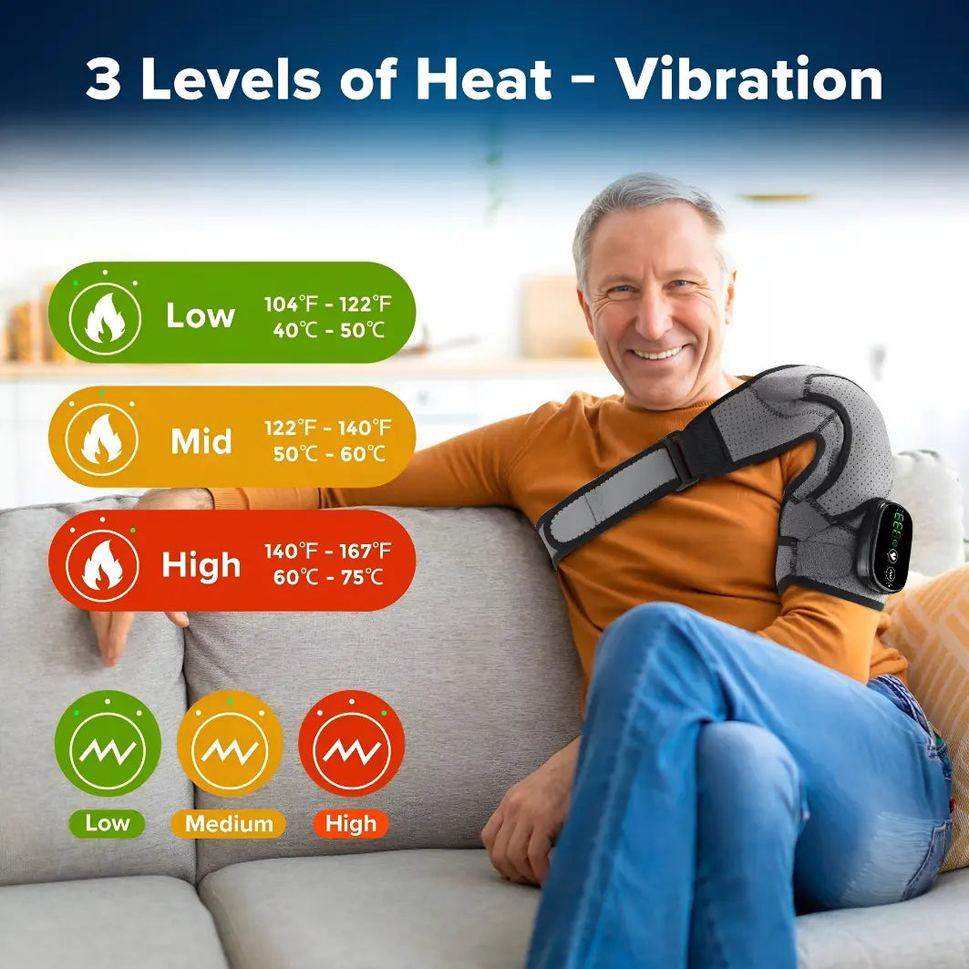 Heat Therapy Shoulder Massager - Brevora